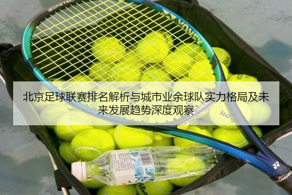 北京足球联赛排名解析与城市业余球队实力格局及未来发展趋势深度观察